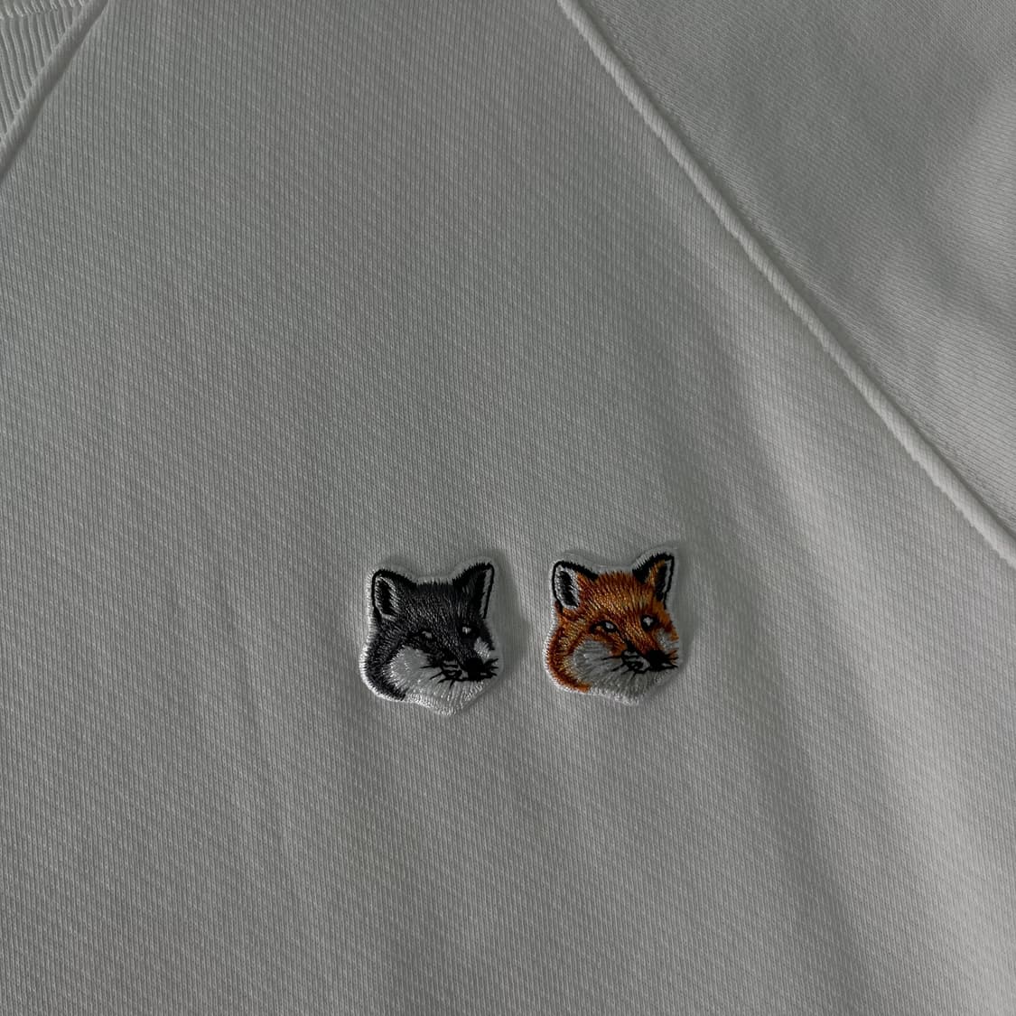 105 메종키츠네 투폭스 화이트 맨투맨 상품이미지3