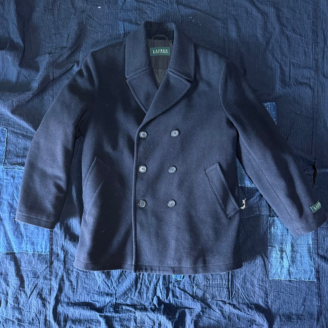 로렌 랄프로렌 울 블랜드 피코트 40S 상품이미지1