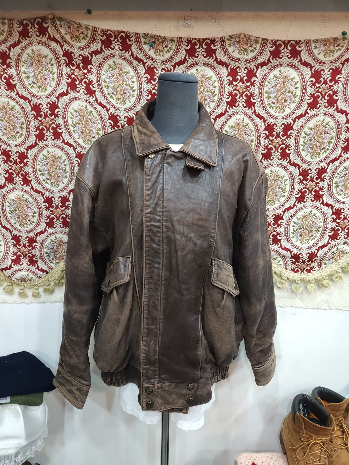 olip 양가죽 항공 봄버 자켓
 상품이미지1