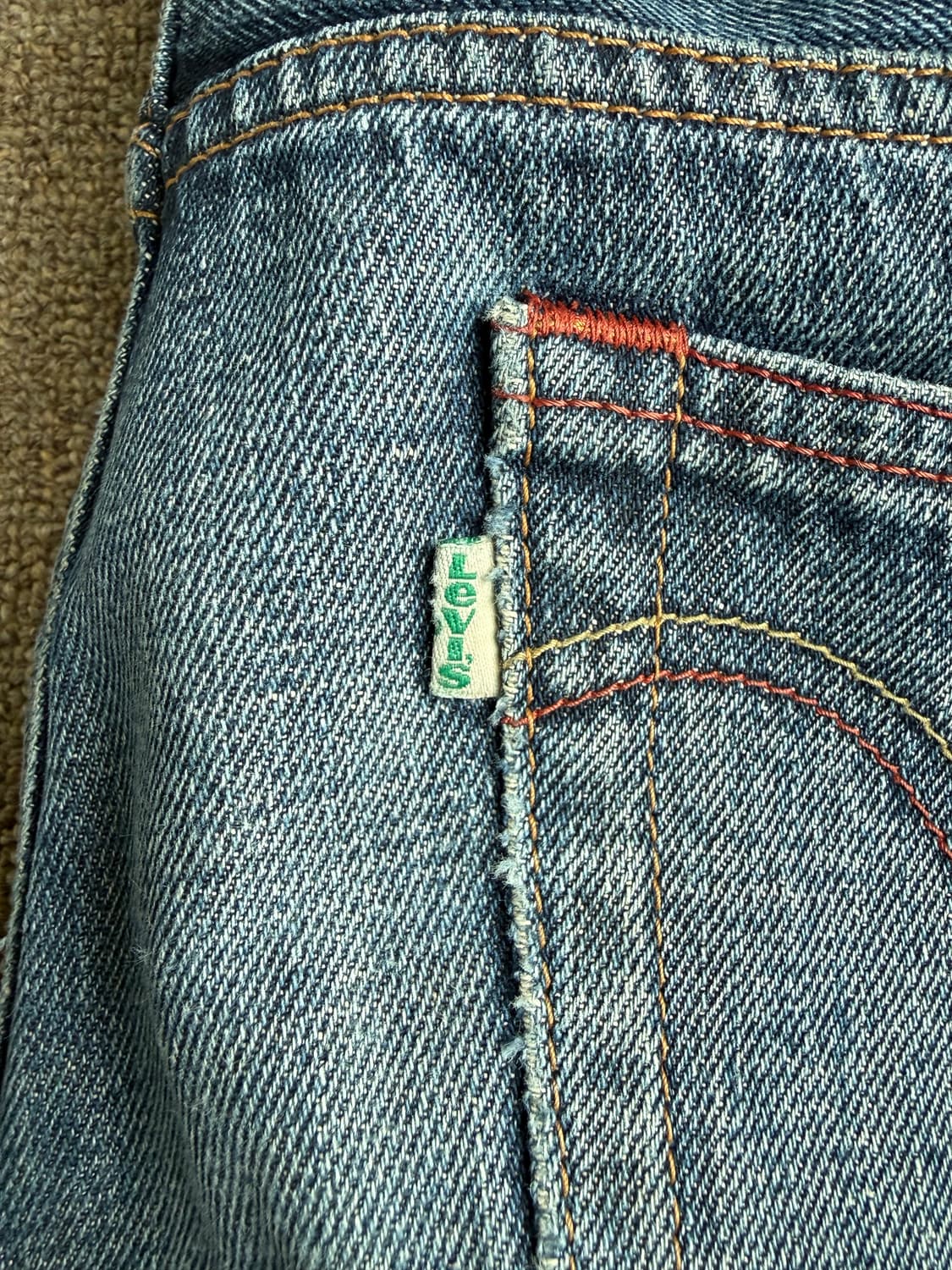 Levis 리바이스 그린탭 스트레이트 프리미엄 5포켓 데님팬츠 상품이미지1