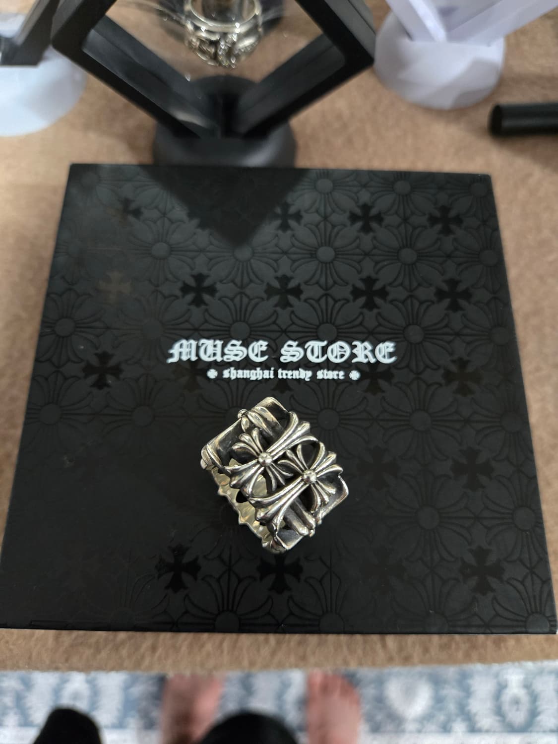 크롬하츠 세메터리 스퀘어링 정품 상품이미지1