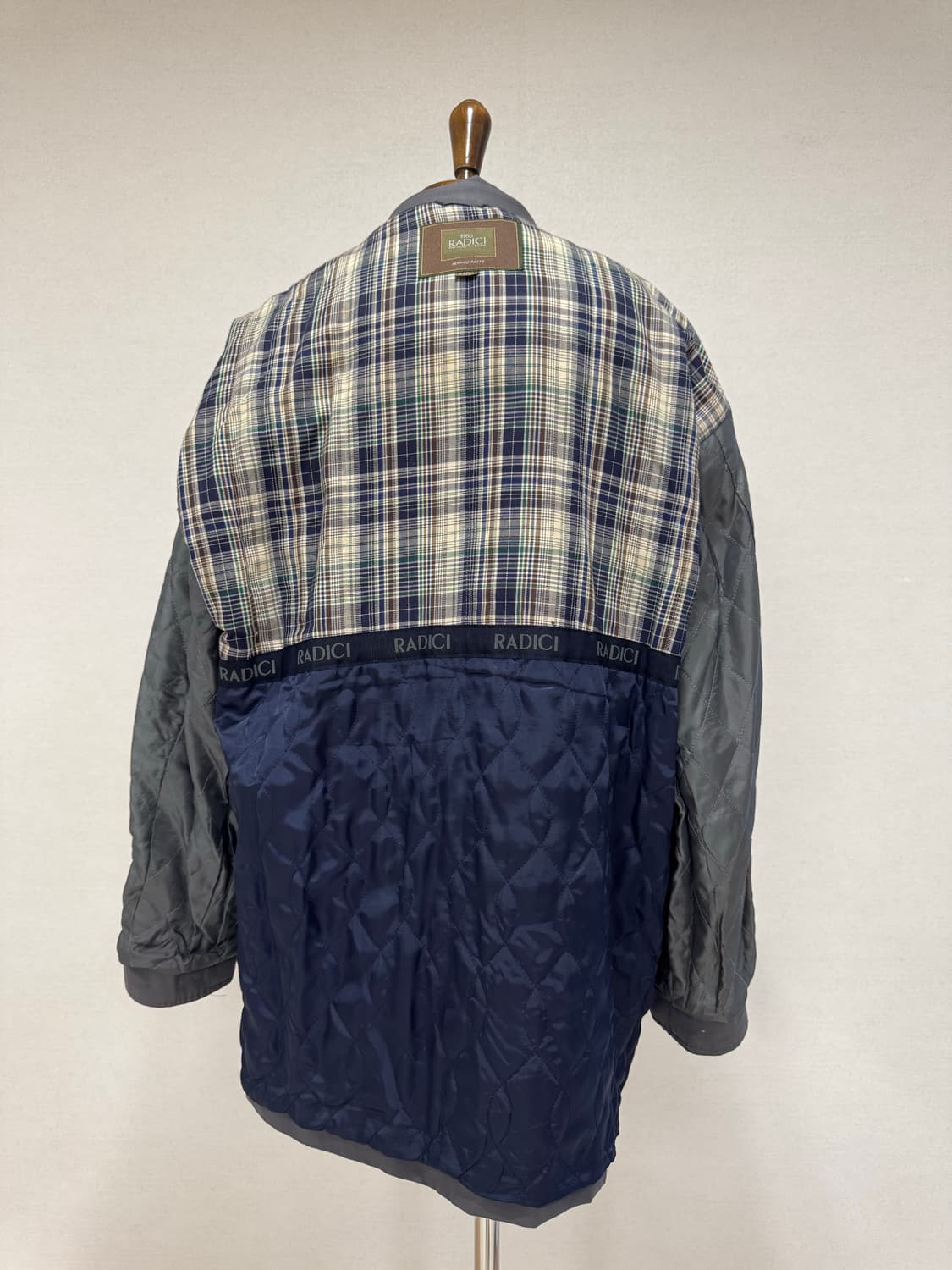 RADICI 1985 체크 라이닝 필드 자켓 차콜 그레이 상품이미지10