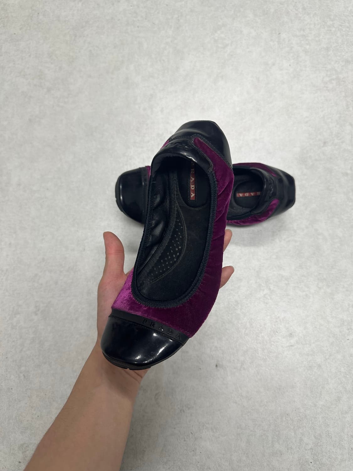 프라다 스포츠 발레 플랫슈즈 상품이미지3