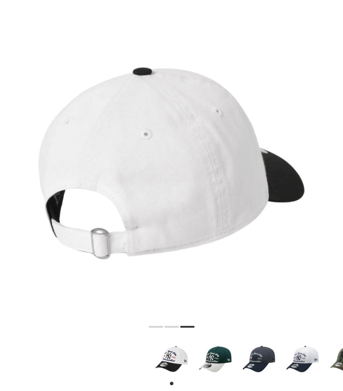 디스이즈네버댓 x 뉴에라 x MLB 뉴욕 양키스 언스트럭처 볼캡 화이트  상품이미지3