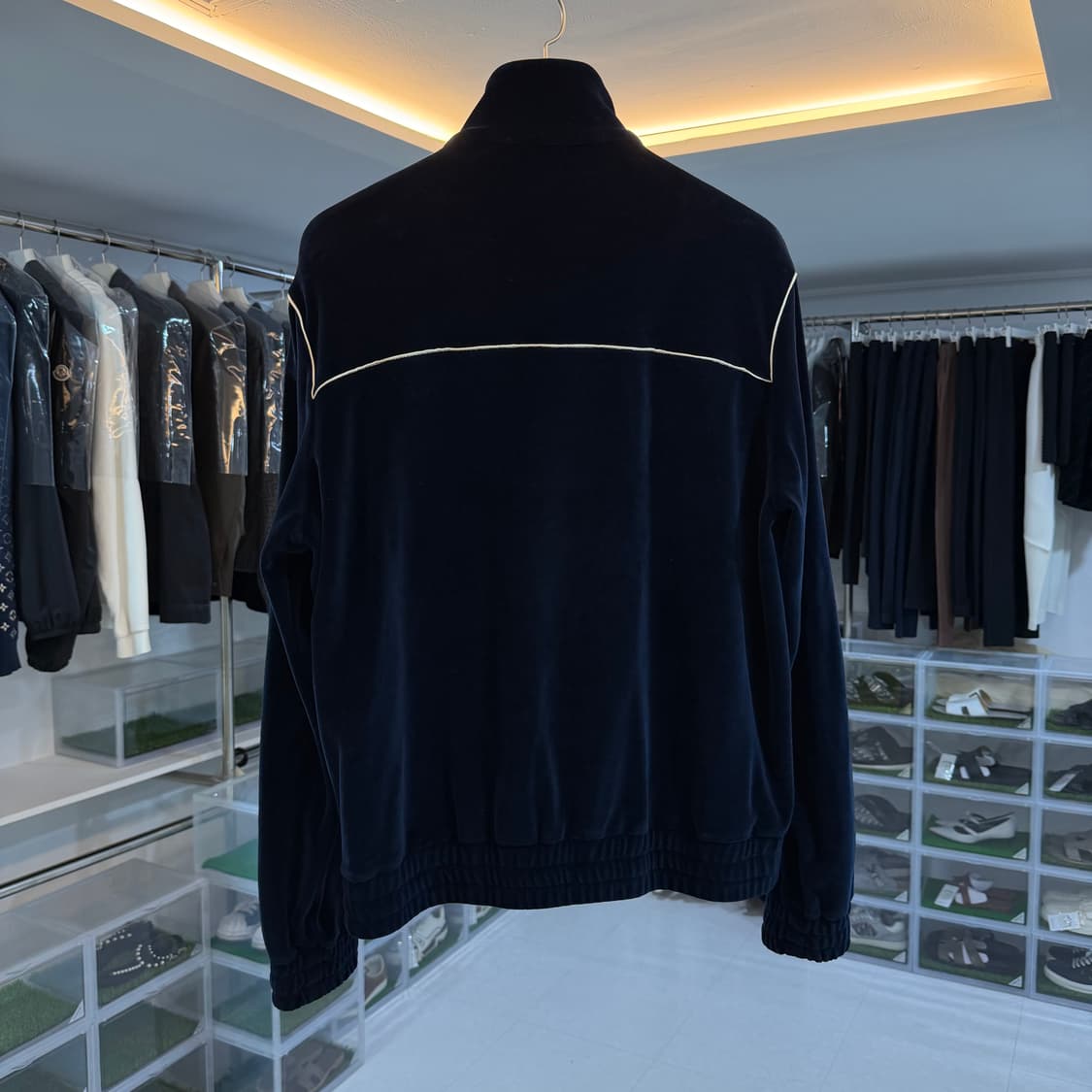 [리오브] 셀린느 트리오페 벨루어 트랙 벨벳 집업 상품이미지2