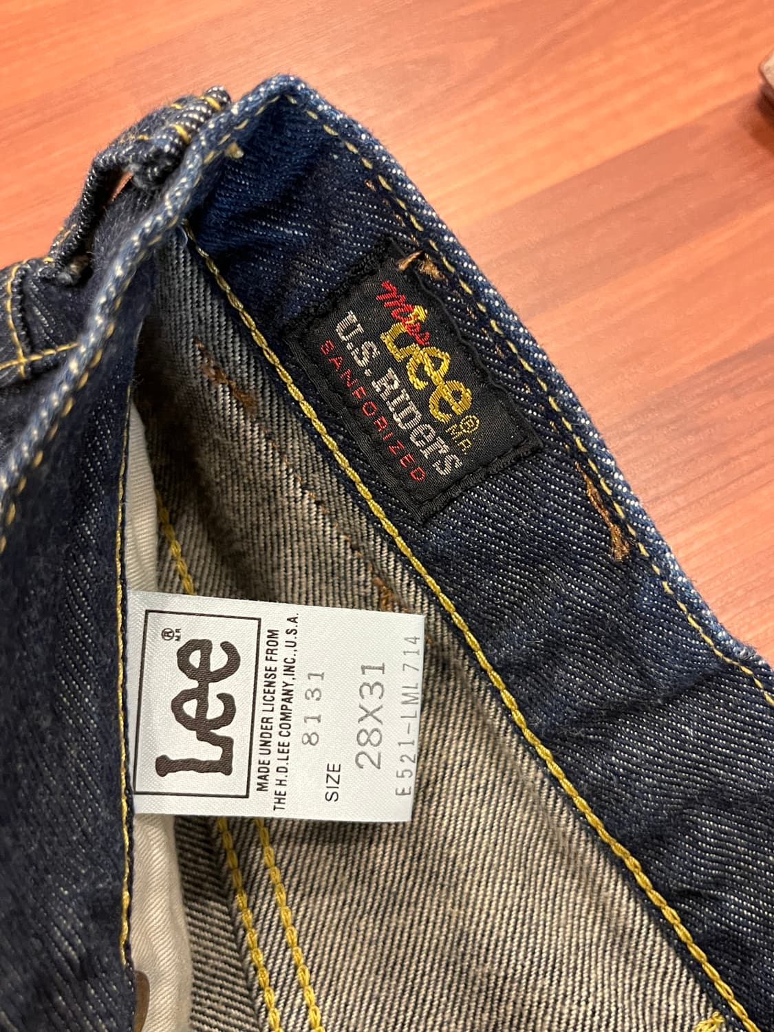 Lee 리 인디고 데님 팬츠 (made in Japan) (26inch) 상품이미지6