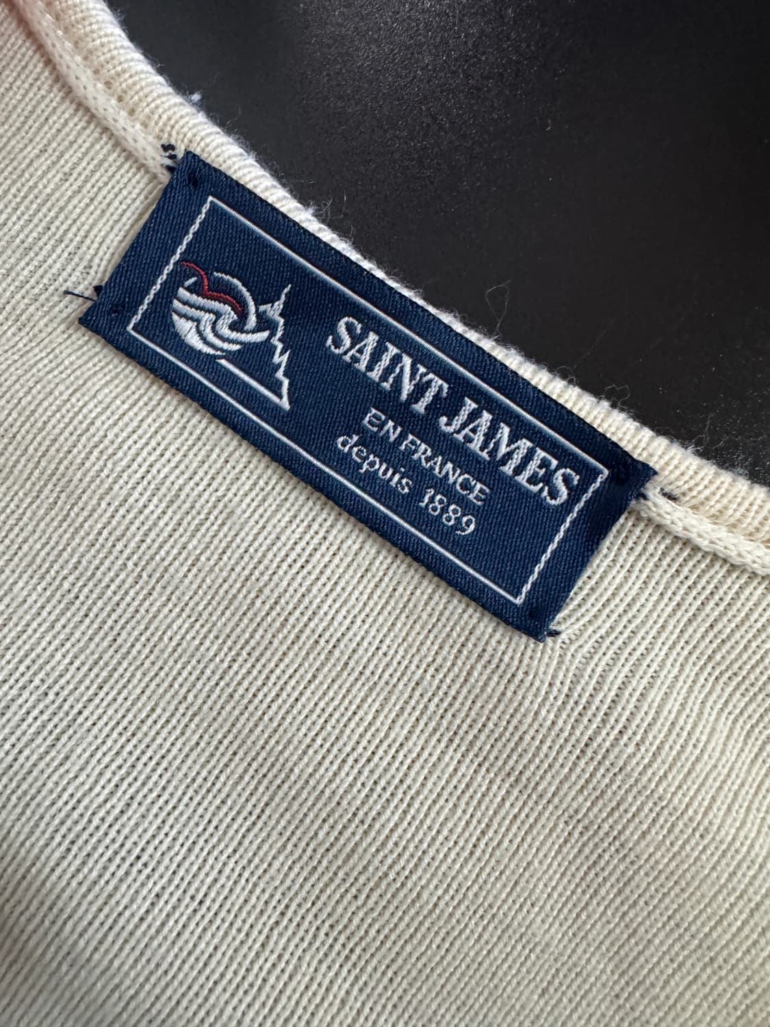 여성 세인트제임스 배색 롱 가디건 상품이미지3