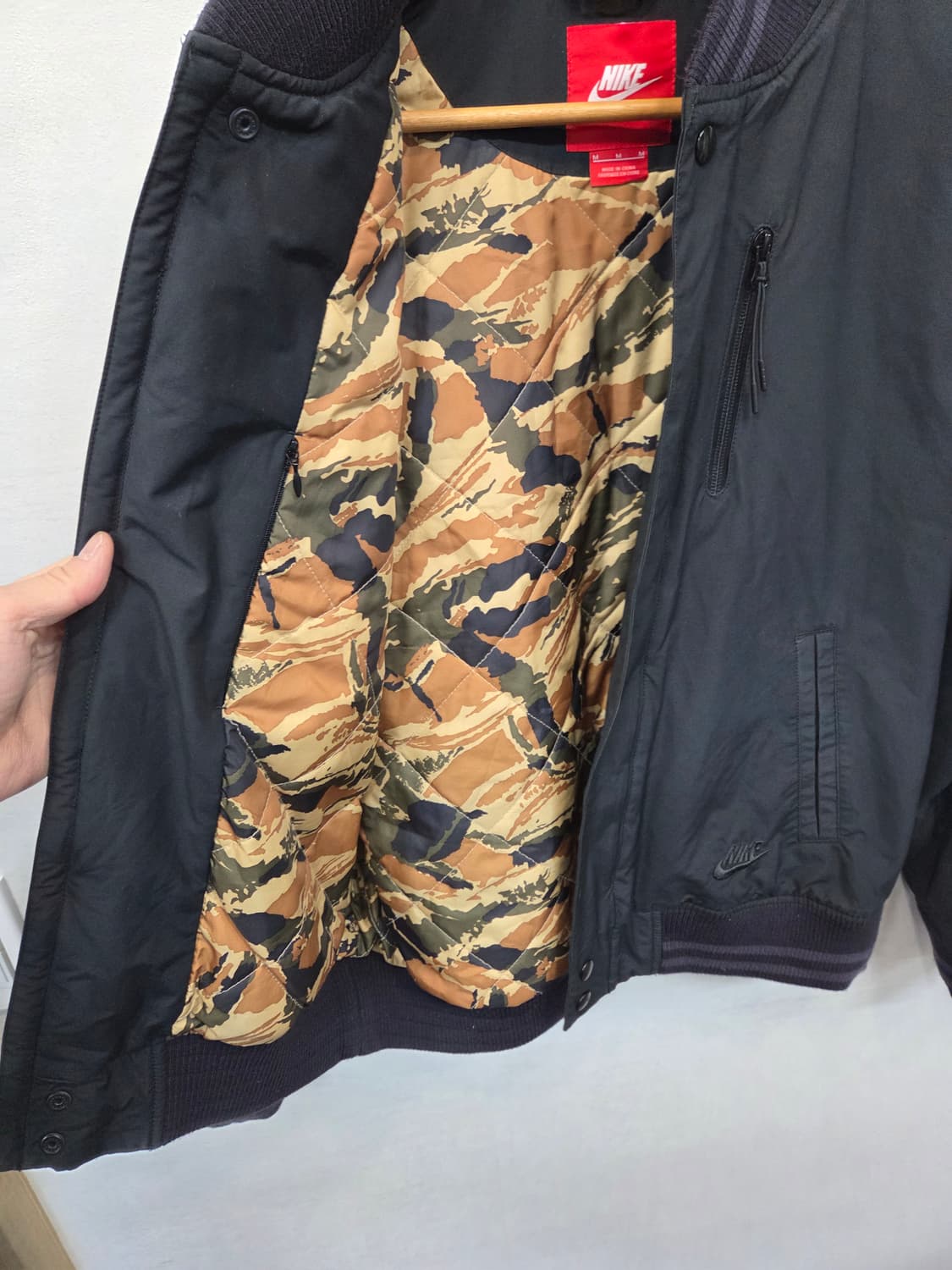 나이키 에어 안감카모누빔 헤리티지 디스트로이어 스타디움 자켓 m 상품이미지4