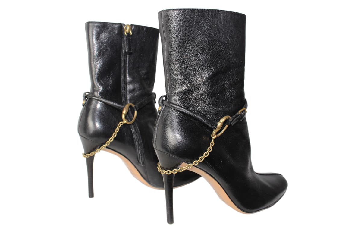 Gucci Horsebit boots 구찌 홀스빗 체인 하네스 앵클 부츠 상품이미지5