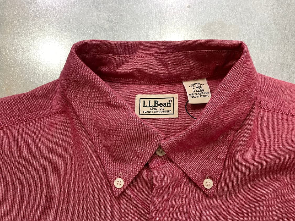 (L) L.L.Bean 엘엘빈 솔리드 반팔 셔츠 상품이미지9
