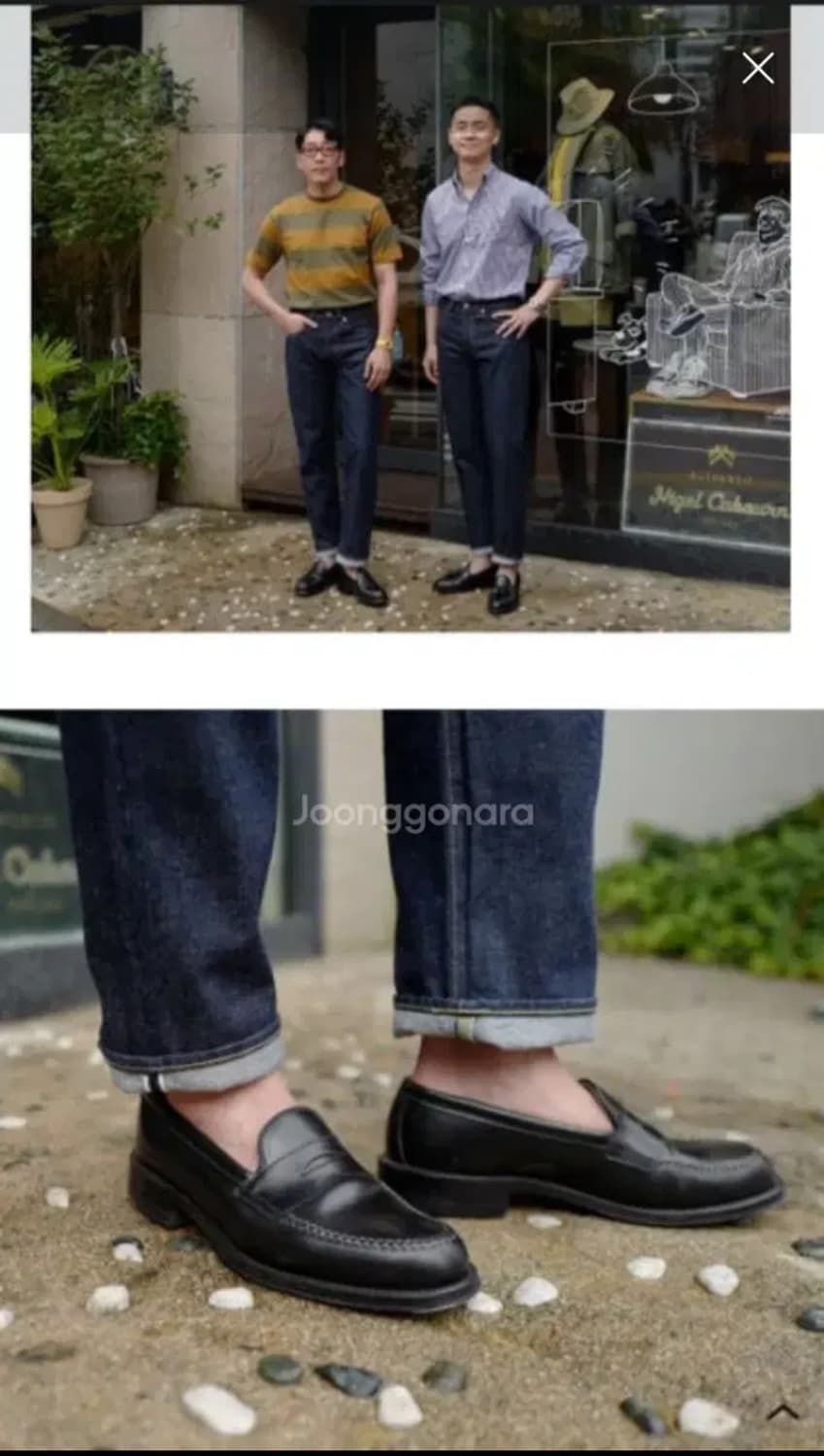 새상품)아나토미카 618 린 인디고 데님 33 상품이미지3