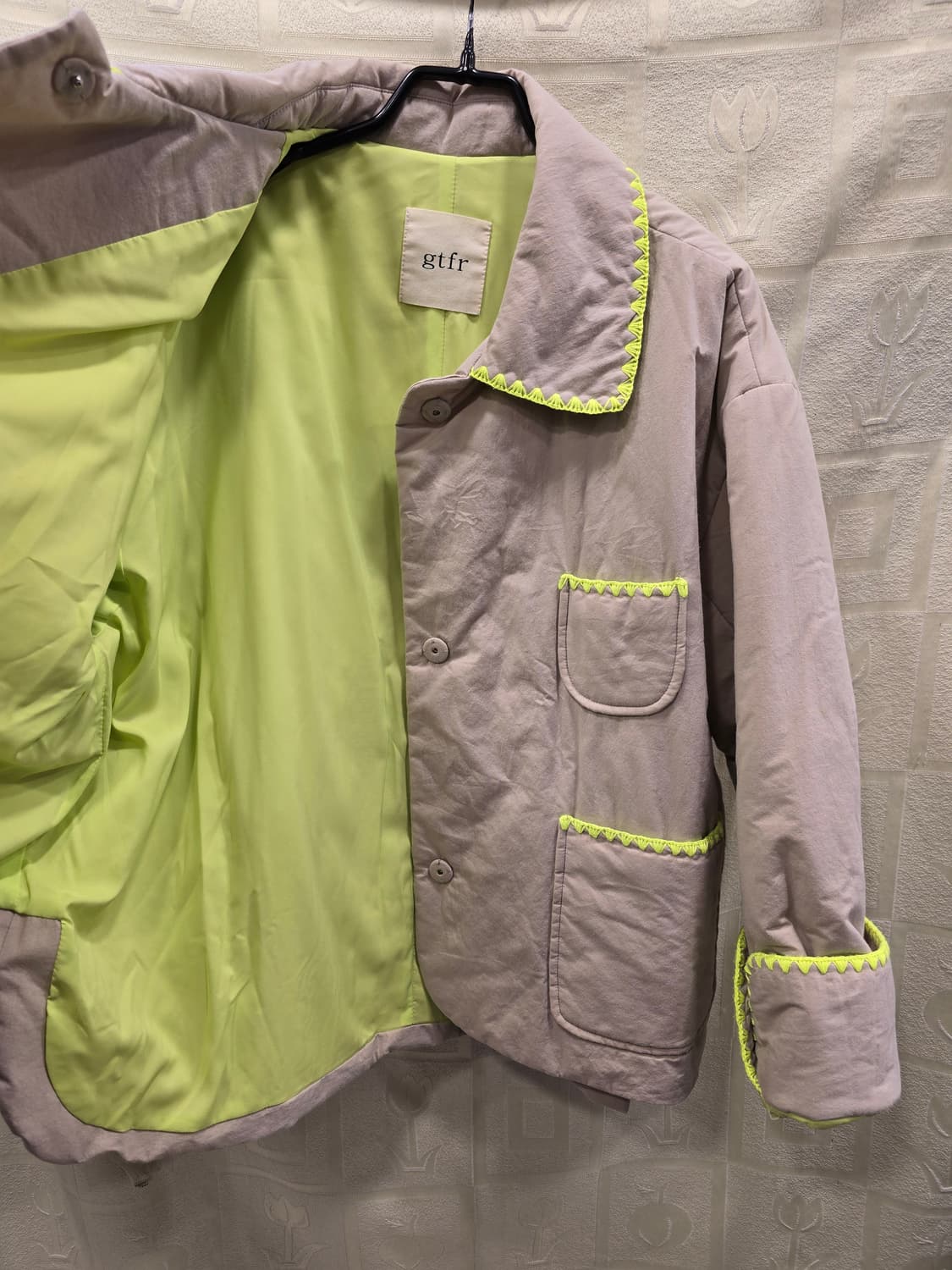 길트프리 gtfr 엄청가벼운 쉘 스티치 면자켓 프리사이즈 상품이미지7