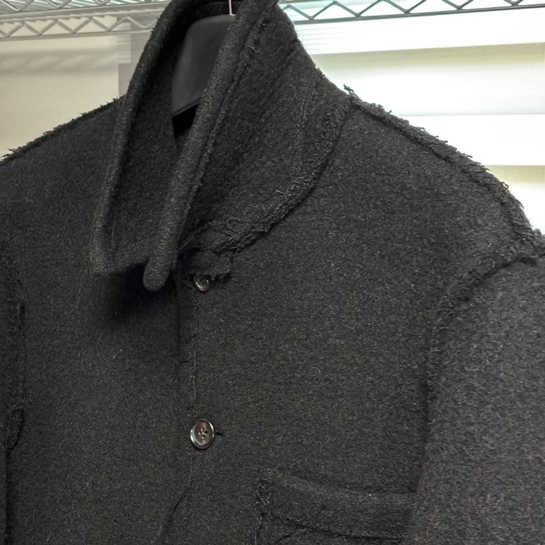 L) 꼼데가르송 옴므 커팅 울 자켓 상품이미지2