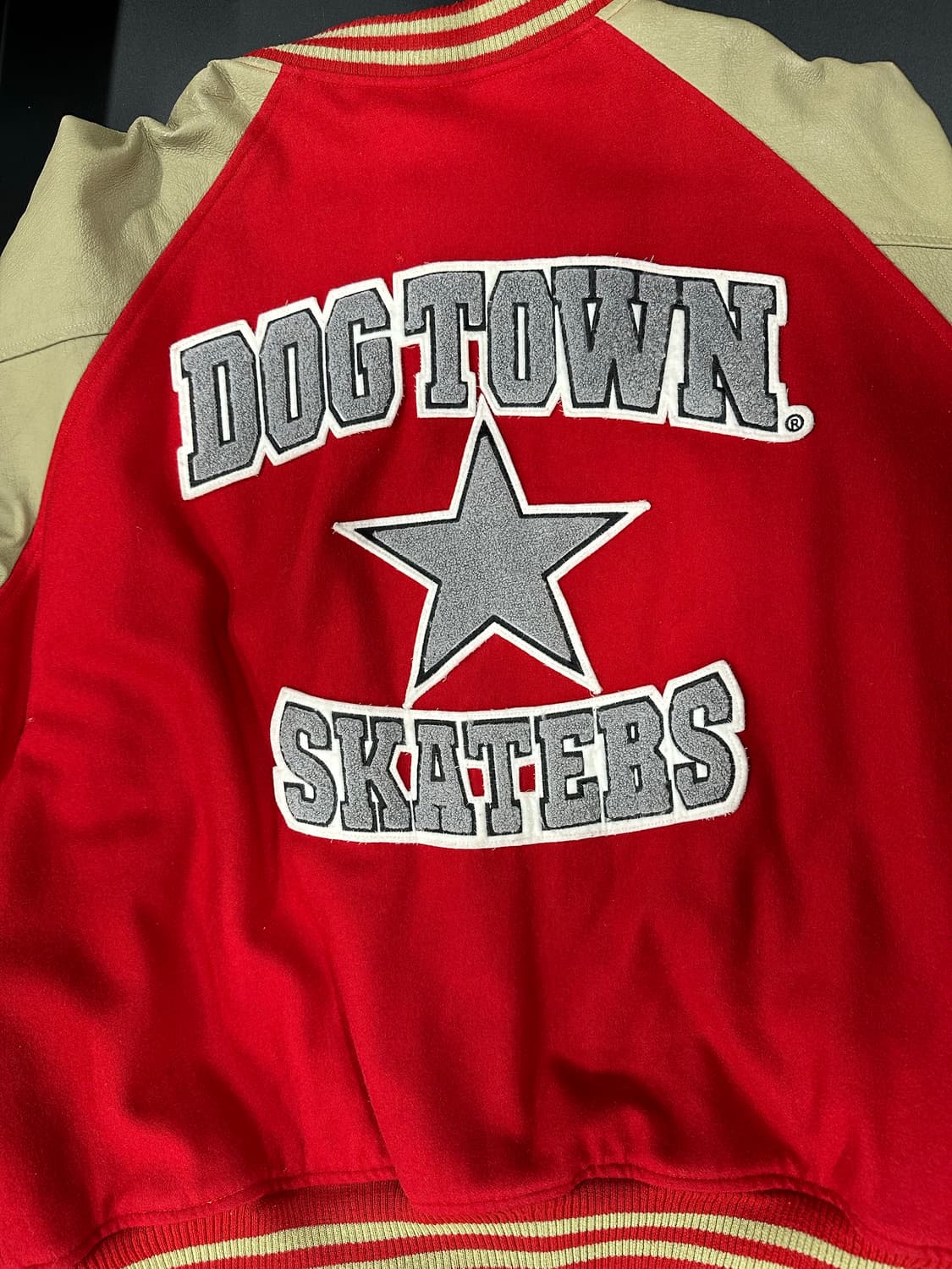 도그타운 스타자수로고 바시티자켓 상품이미지5