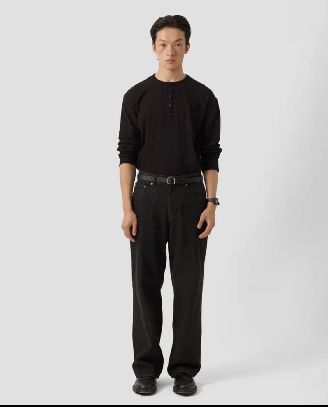 youth 유스 스트레이트 데님 팬츠 블랙 M 상품이미지1