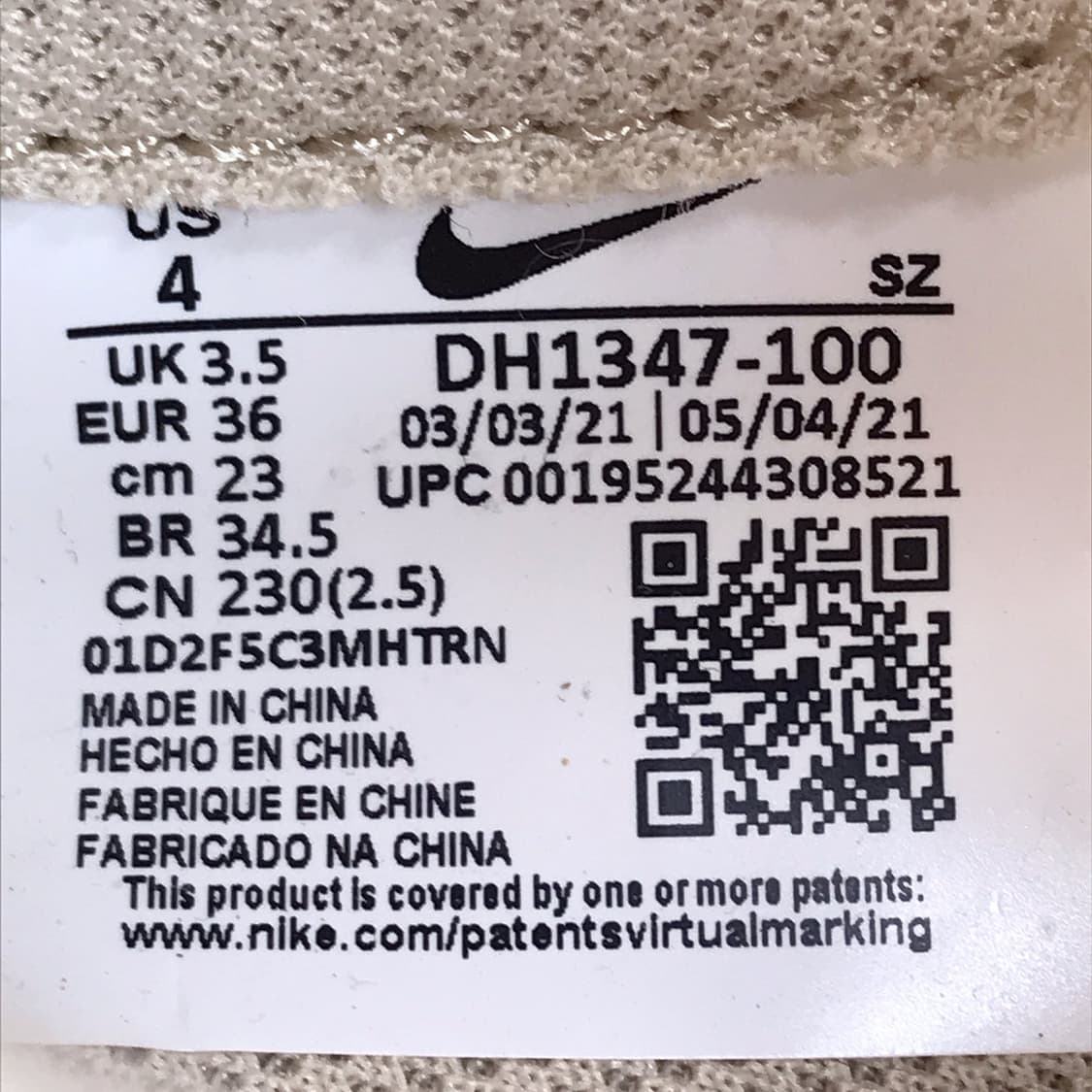 나이키 x사카이 x클랏 LD와플 오렌지 블레이즈 신발 여성230 상품이미지8