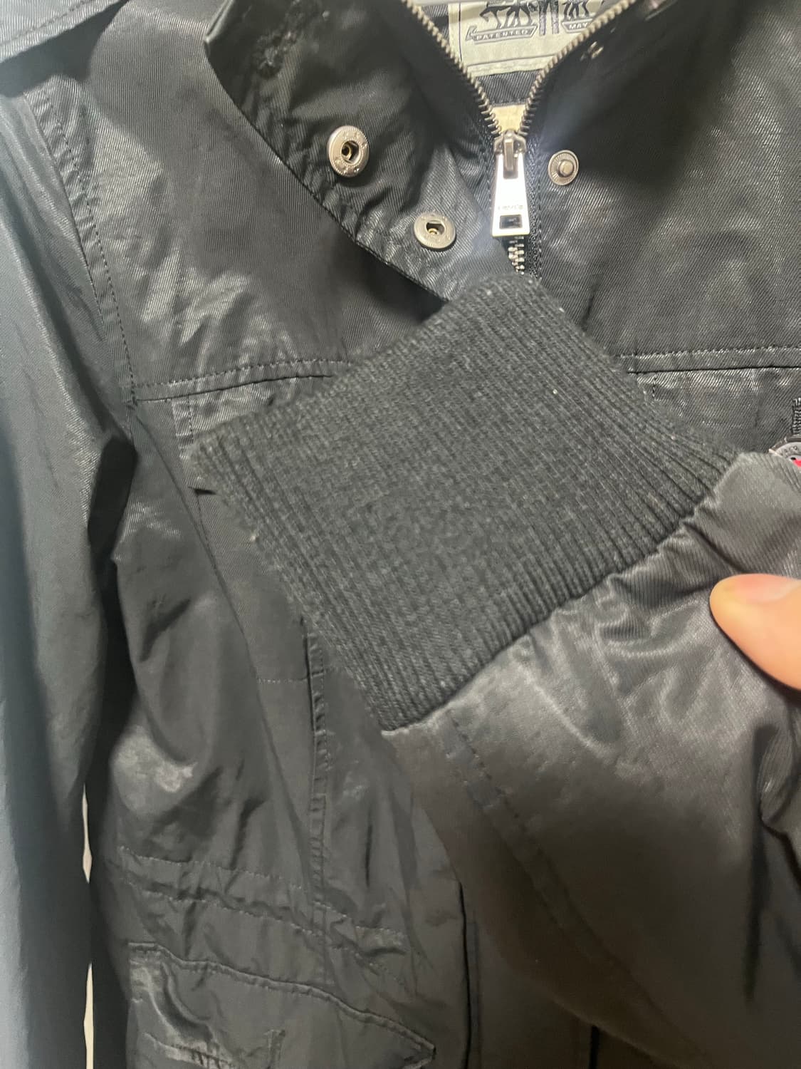 리바이스 블랙 내피 양털 야상 점퍼 상품이미지3