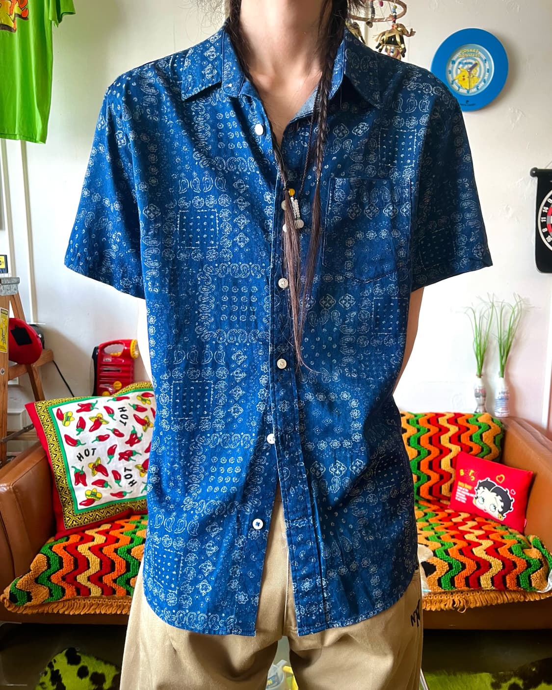 GAP Bandana Paisley 1/2 Shirt 상품이미지2