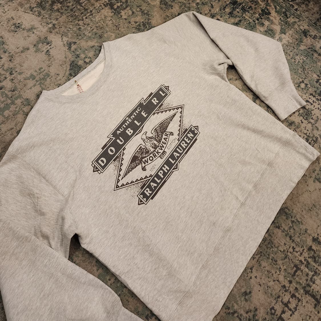 90s 제작 USA RRL스웻셔츠 상품이미지3