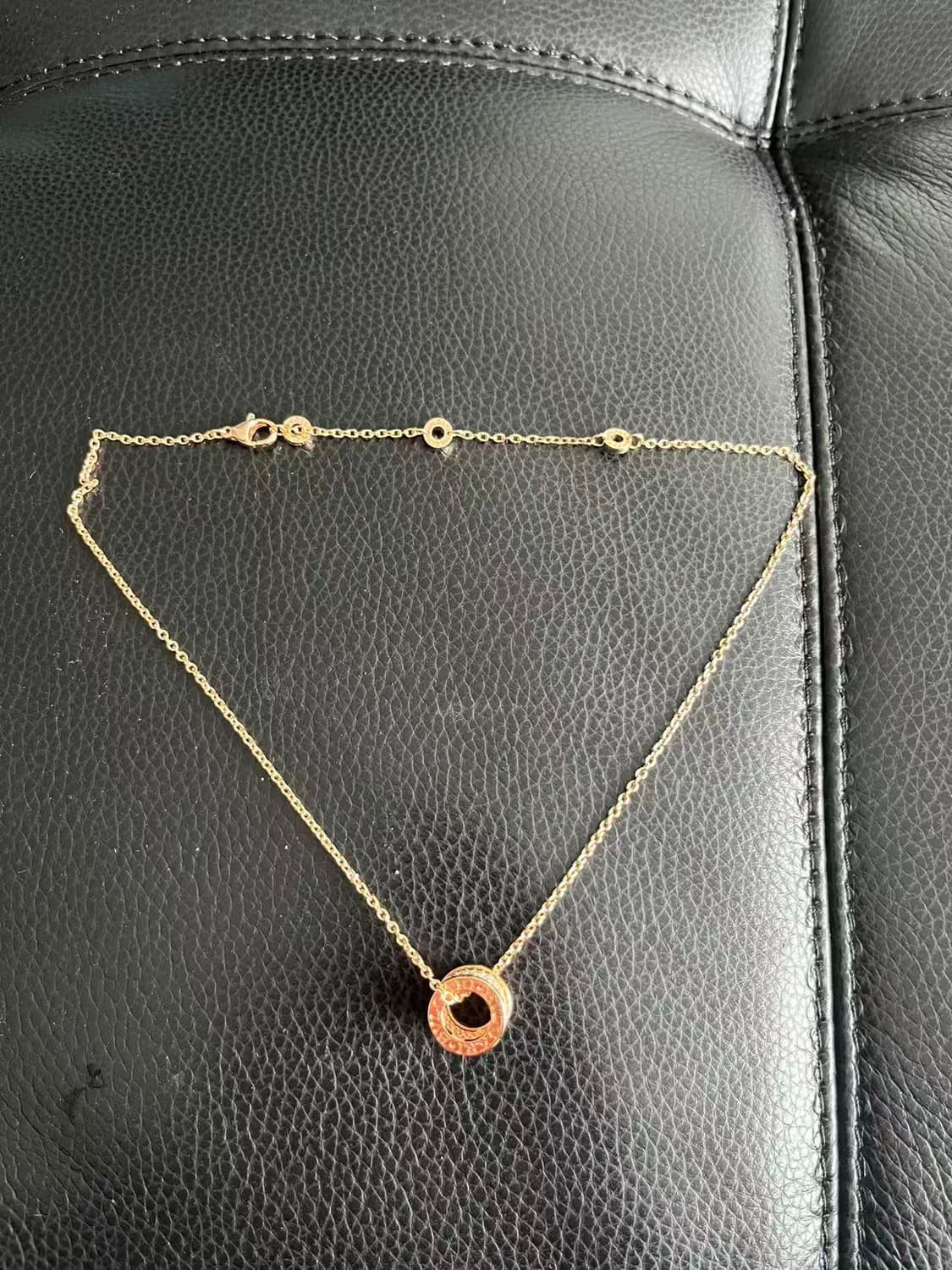 불가리 비제로원 네크리스 파베 로즈골드 상품이미지4