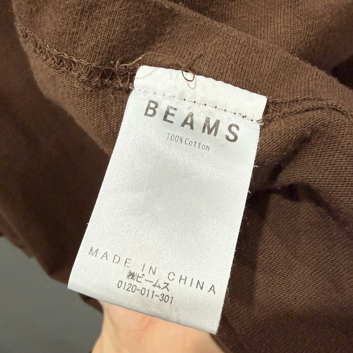 XL 빔즈 BEAMS 반팔 티셔츠 상품이미지4