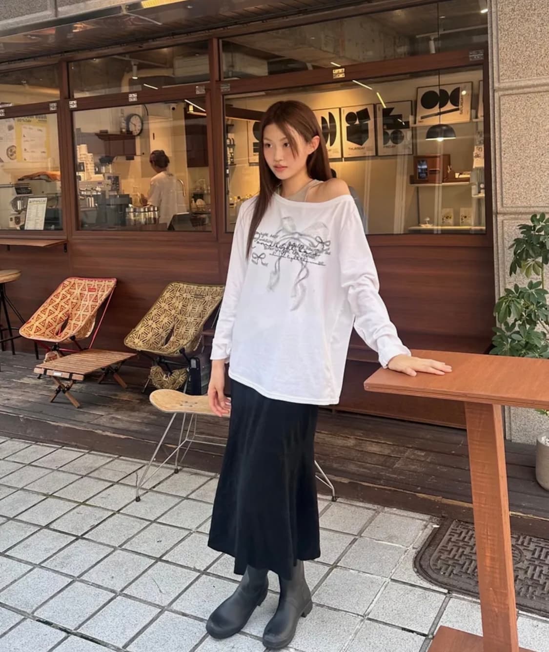 세릭 RIBBON BOAT NECK TOP / WHITE 상품이미지4