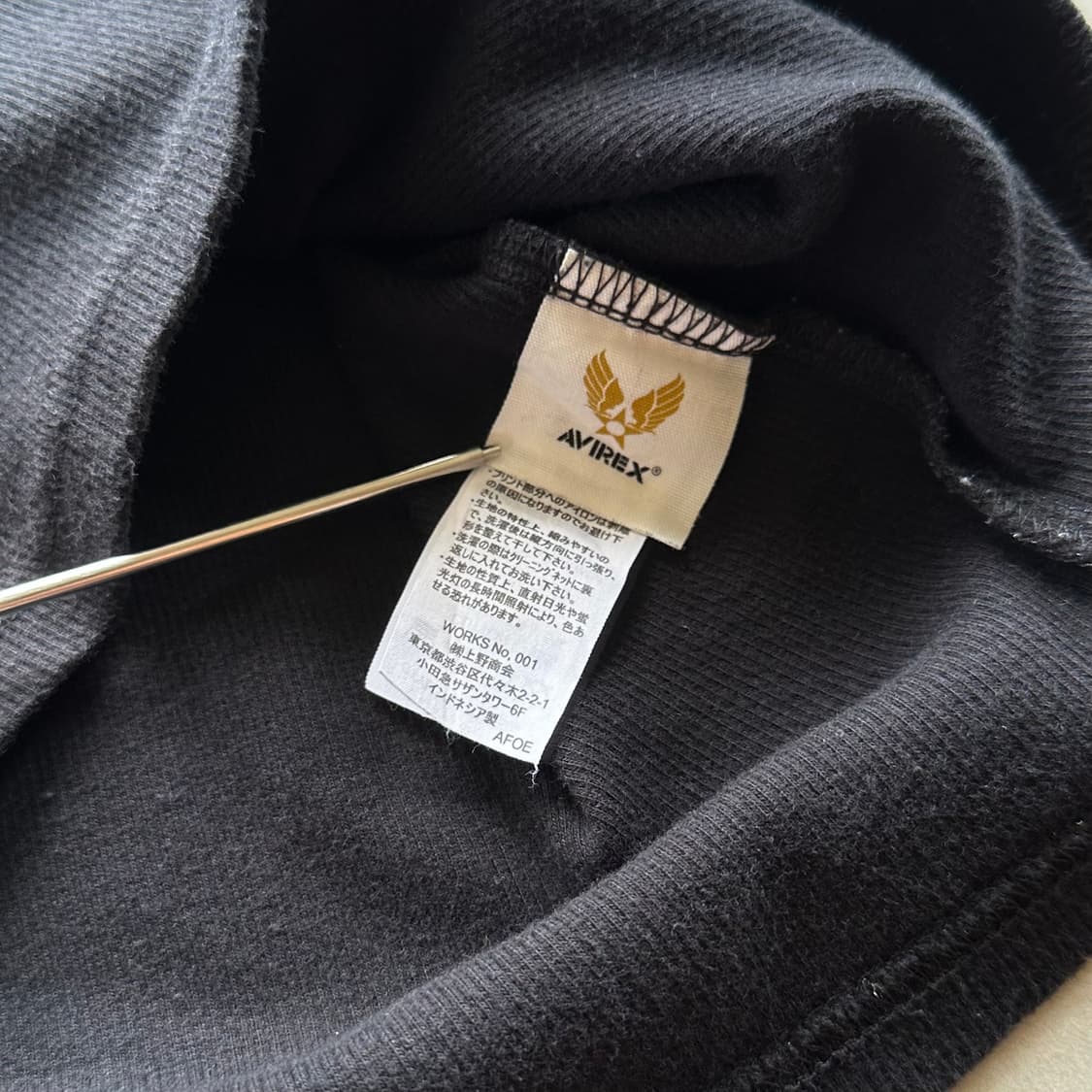 [S]아비렉스 AVIREX USA 헨리넥 반팔 티셔츠 상품이미지7