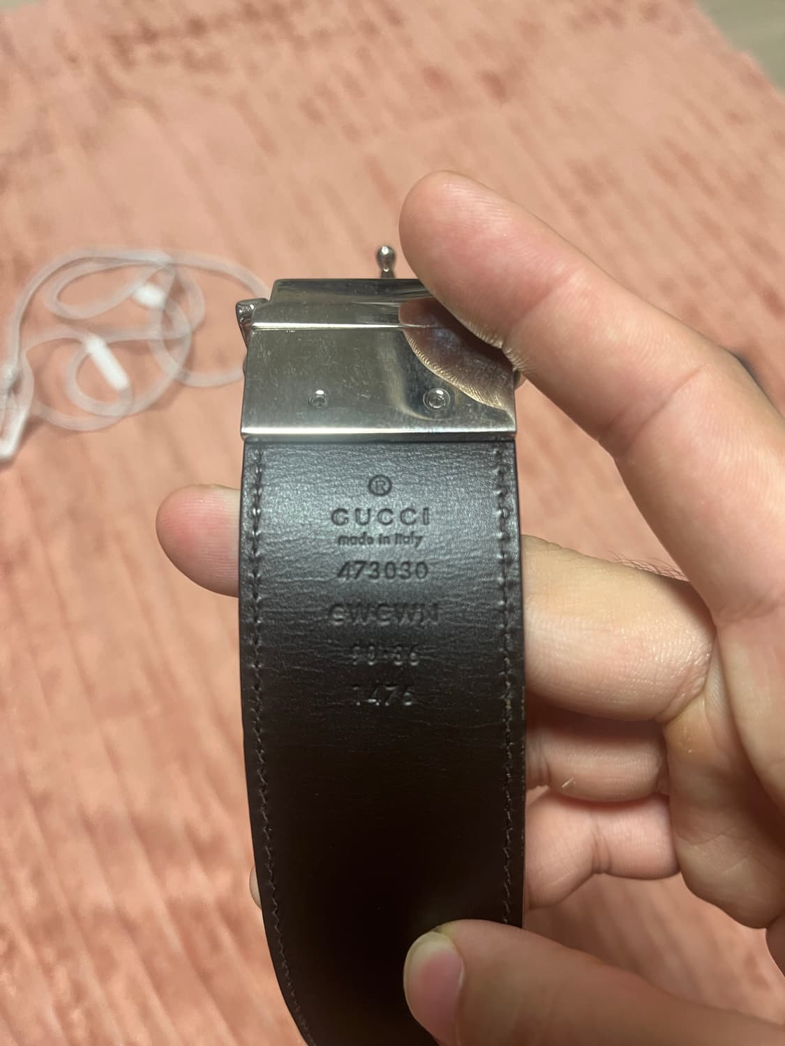 구찌 인터로킹 G 버클 리버서블 벨트 상품이미지2