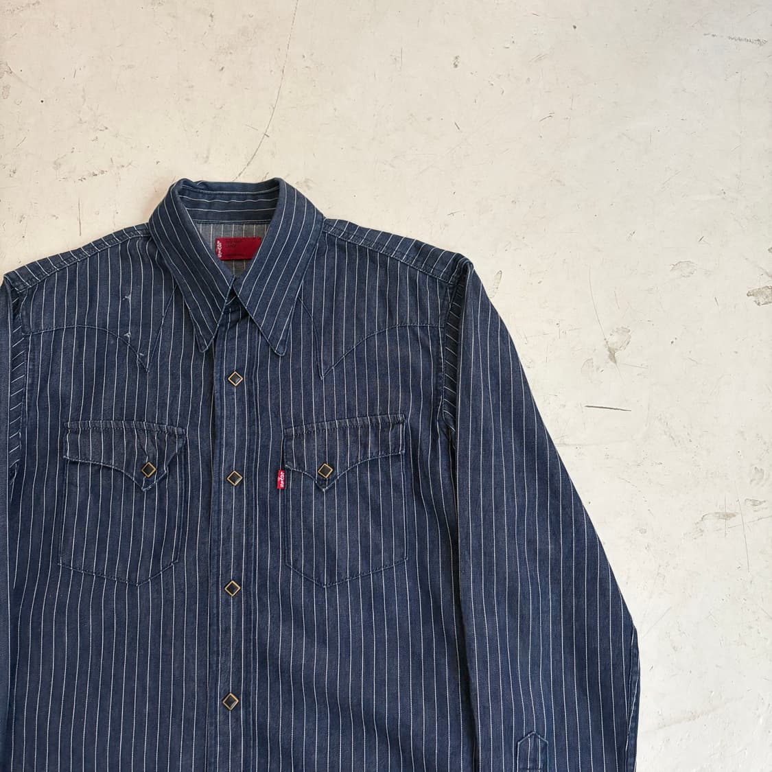 리바이스 레드탭 빈티지 와바시 웨스턴 셔츠 L 상품이미지2