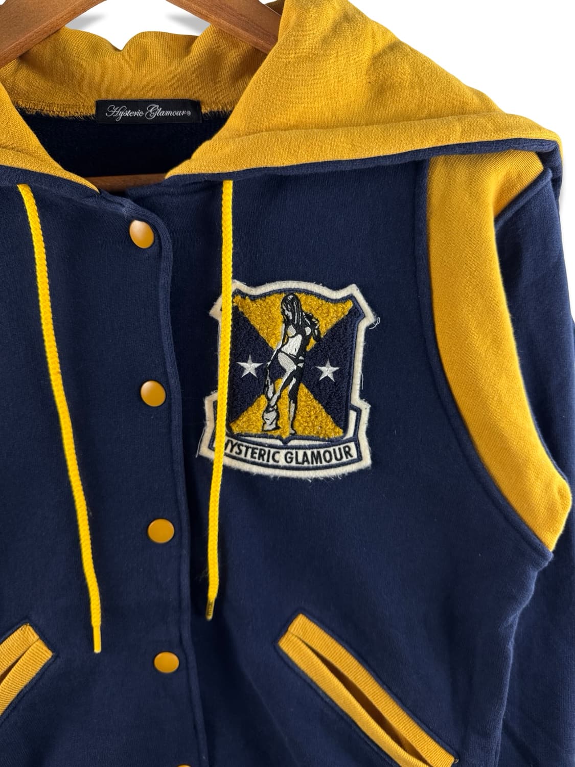 히스테릭글래머 네이비옐로우 후드 자켓3003 상품이미지2
