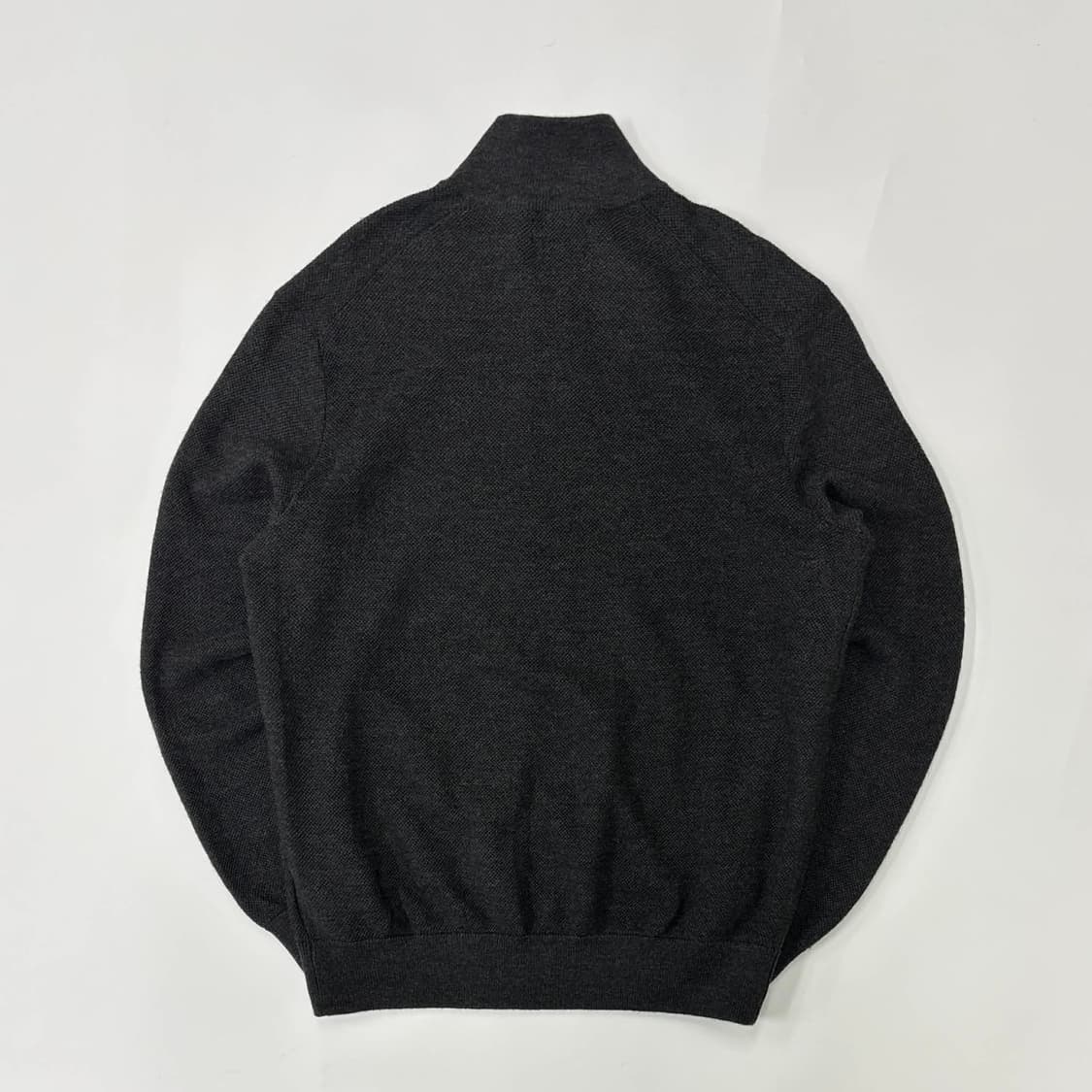 폴로 랄프로렌 신형 메리노울 100% 차콜그레이 니트 집업(M) 상품이미지3