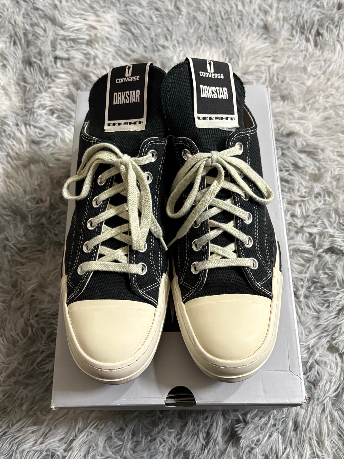 릭오웬스 다크쉐도우 x 컨버스 다크스타 로우 상품이미지5