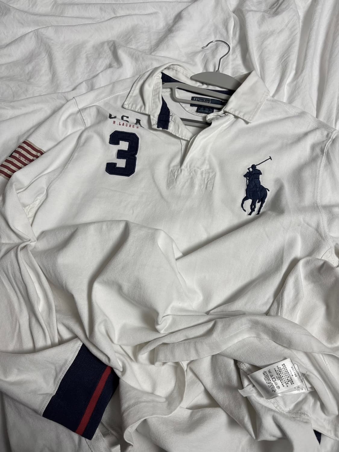 폴로 대장 성조기 카라 롱슬리브 상품이미지2