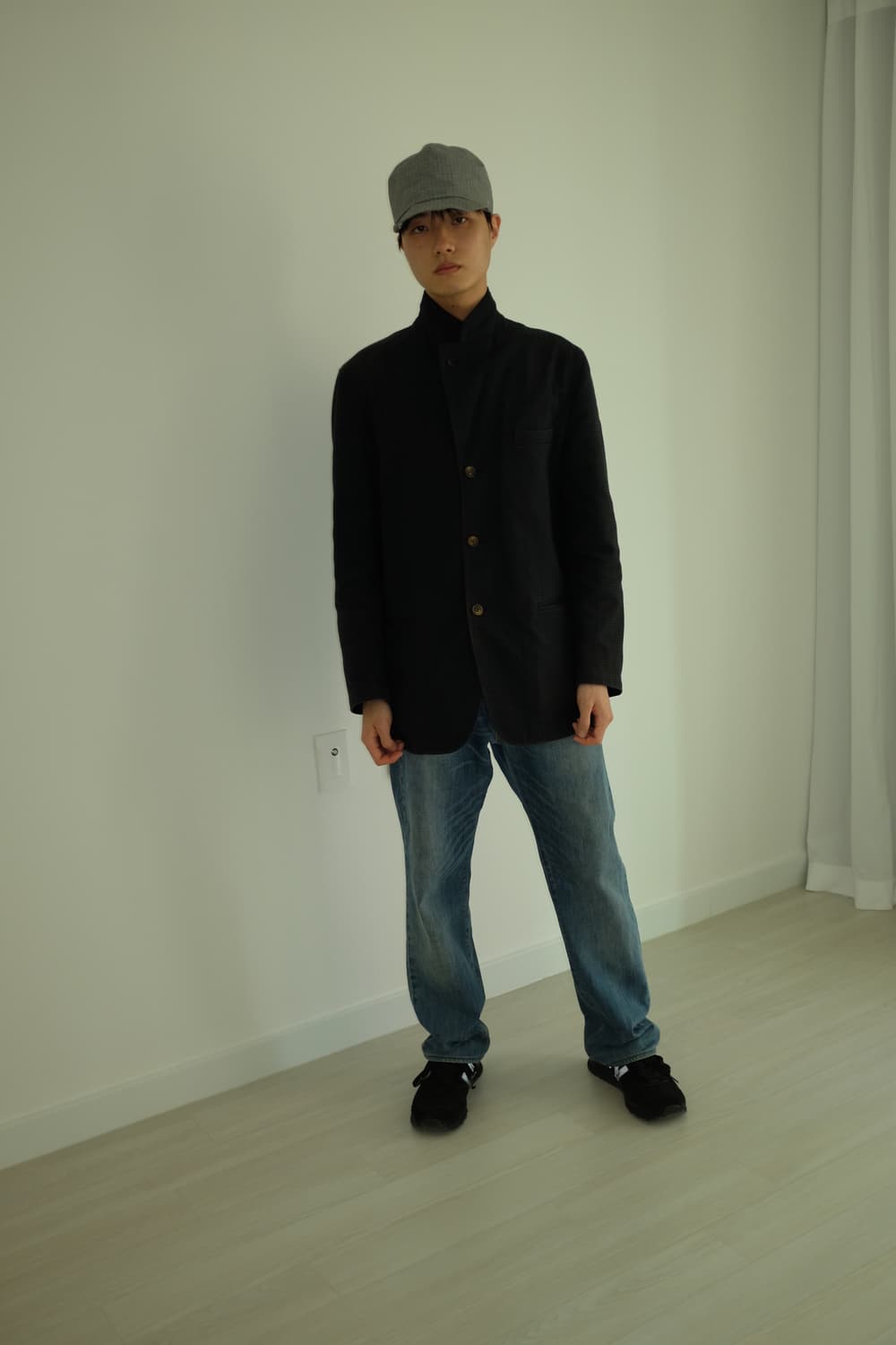 꼼데가르송 다나카 옴므 체크자켓 AD 2002 상품이미지8