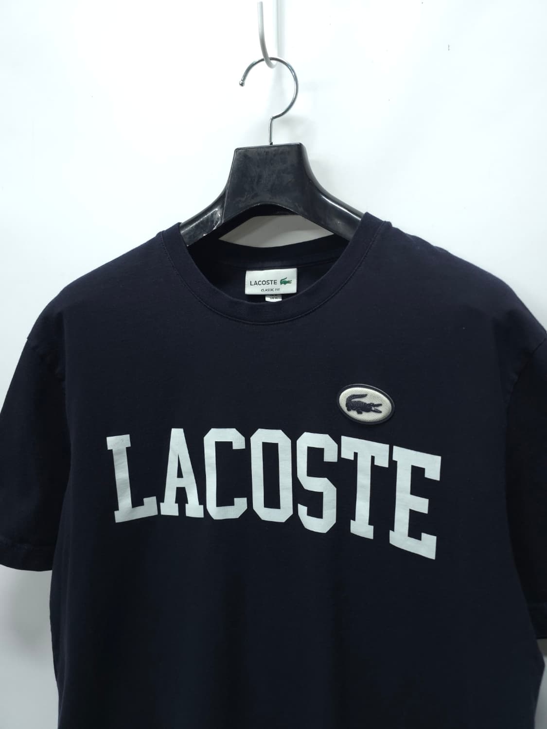 라코스테 빅로고 네이비 반팔 티셔츠(100) 상품이미지3