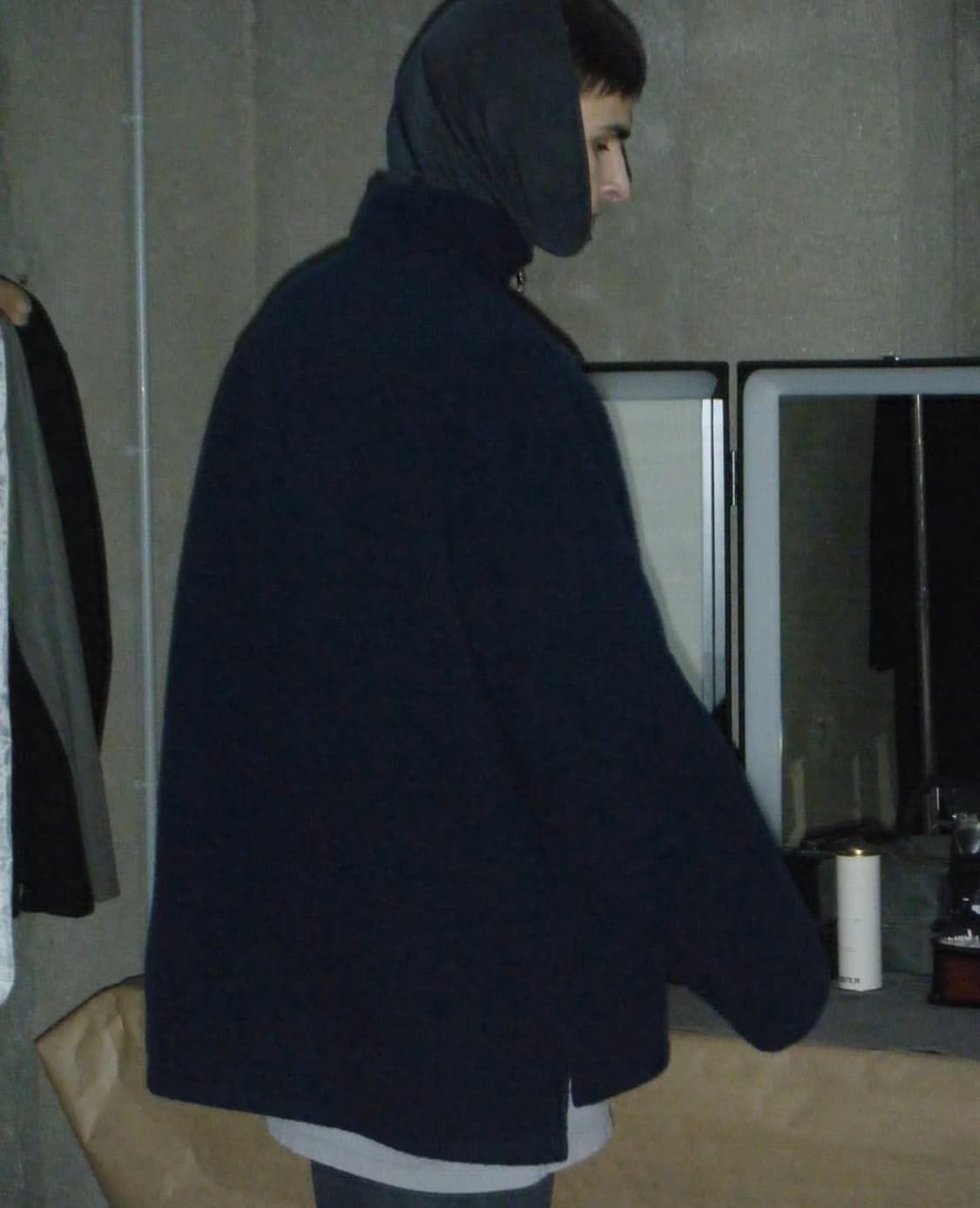 Rier Cache-cou jersey wool plombe 상품이미지2