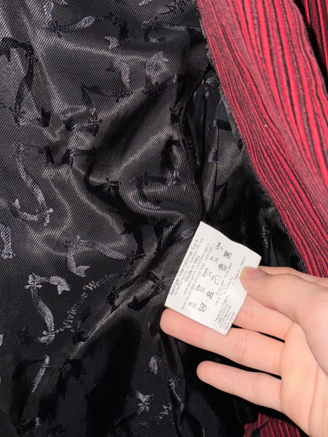 비비안웨스트우드 앵글로마니아 코듀로이 자켓 상품이미지7