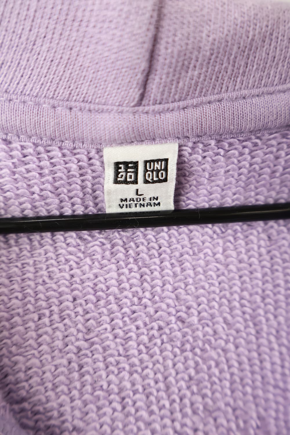 Uniqlo Purple Cotton Zip Up Hoodies 상품이미지5