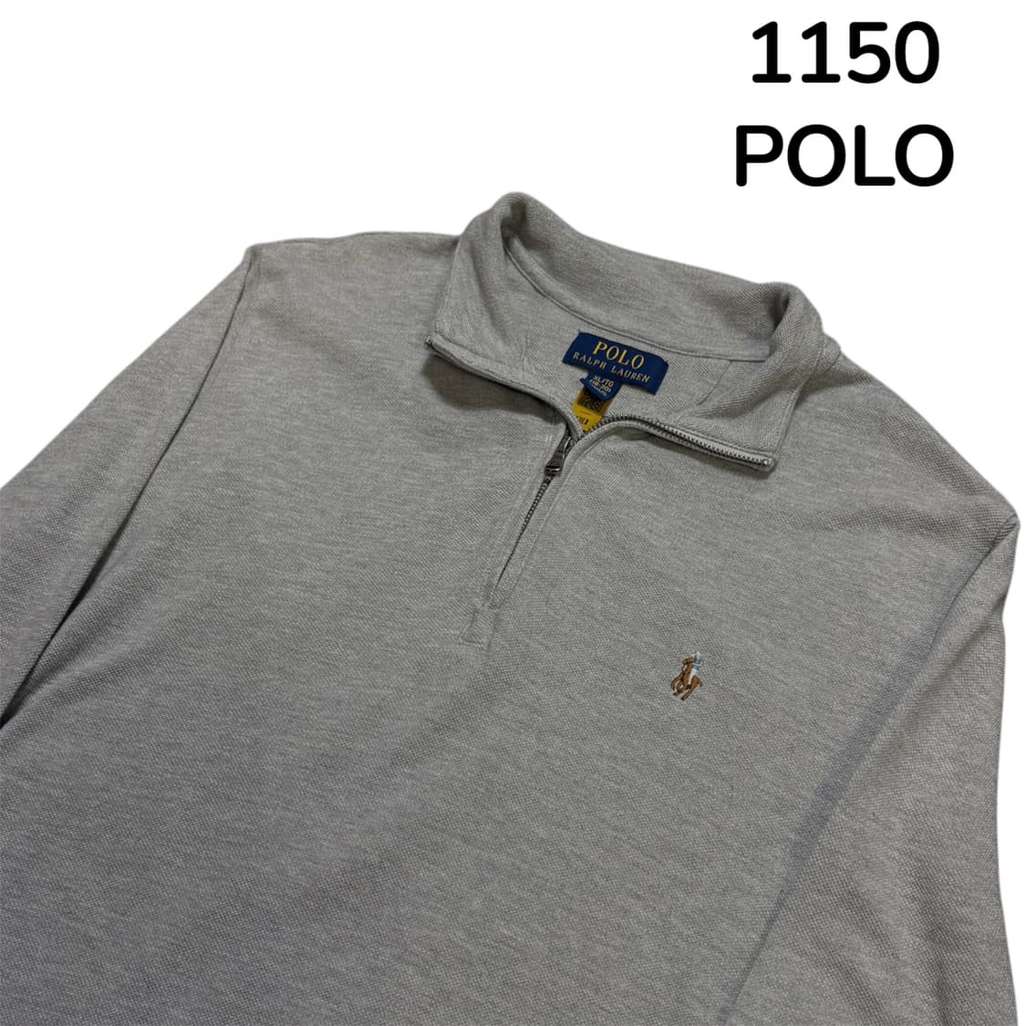 폴로 랄프로렌 신형 그레이 니트 반집업 맨투맨 XL 여성 상품이미지4