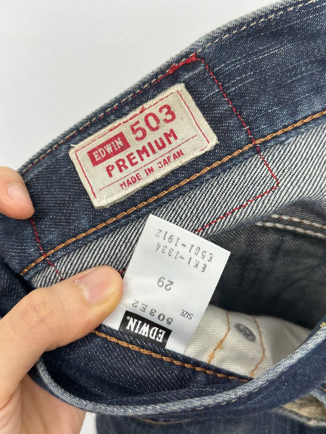 Edwin 503 Premium Wash Denim 상품이미지8