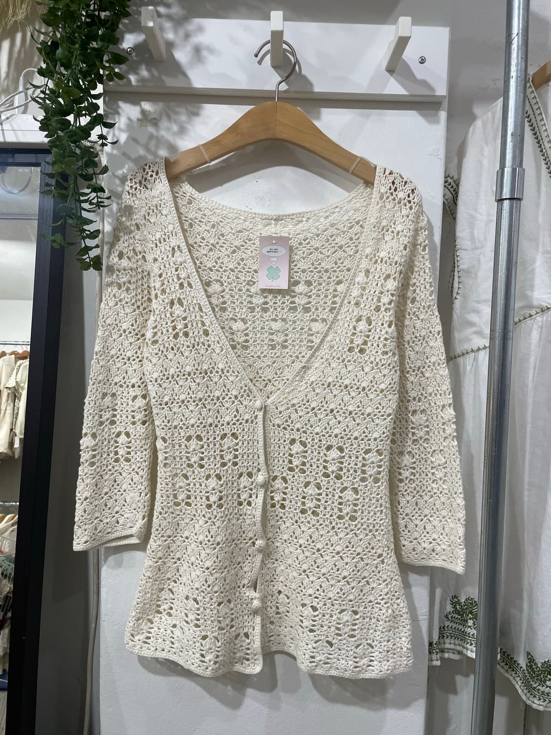 hippie slim crochet cardigan 상품이미지9