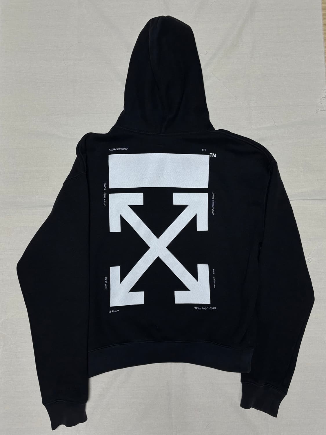 오프화이트 키스 그래픽 후드티 [S] 상품이미지3