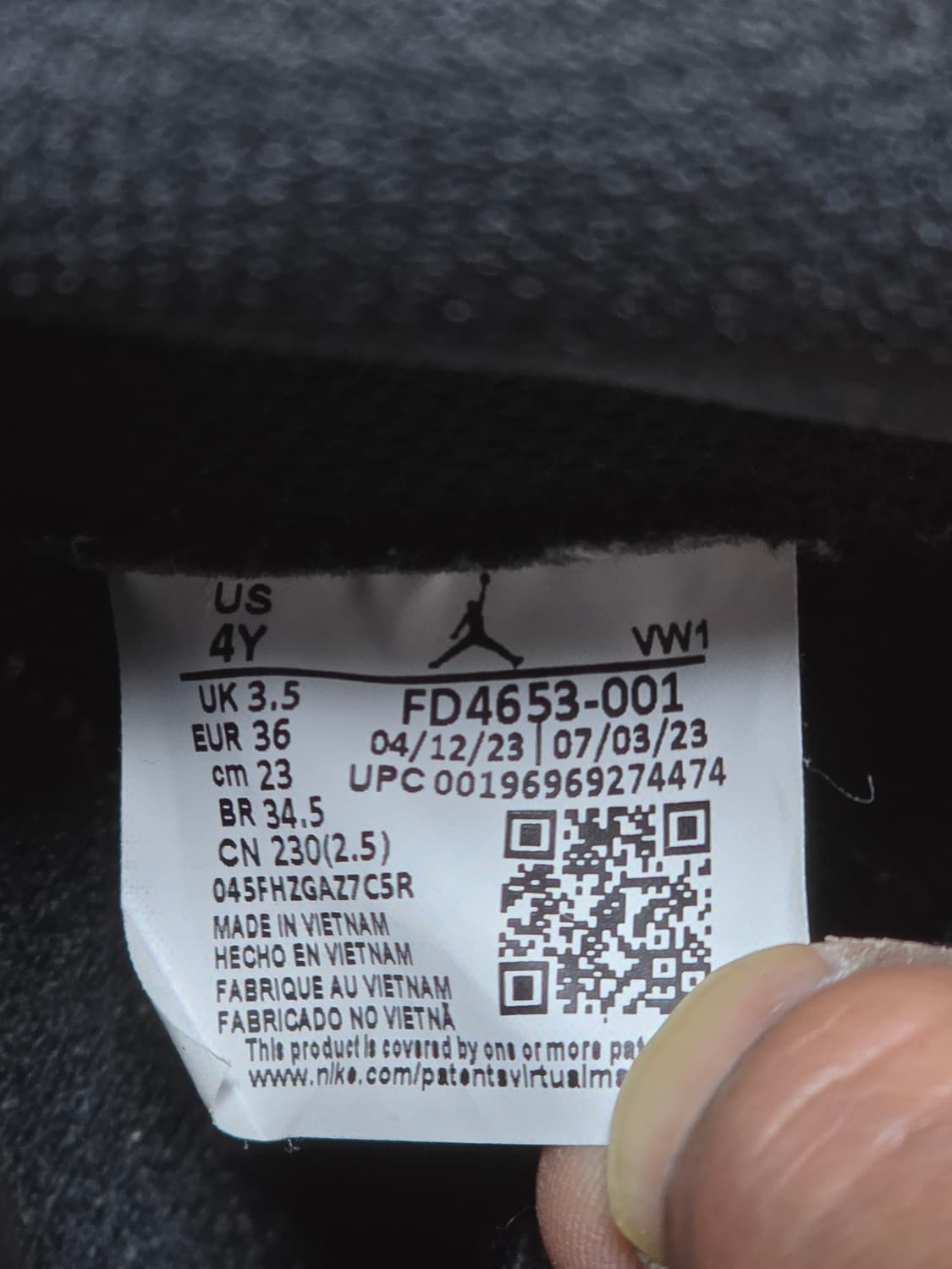 Jordan 조던 우먼스 스피자이크 블랙 230  상품이미지8