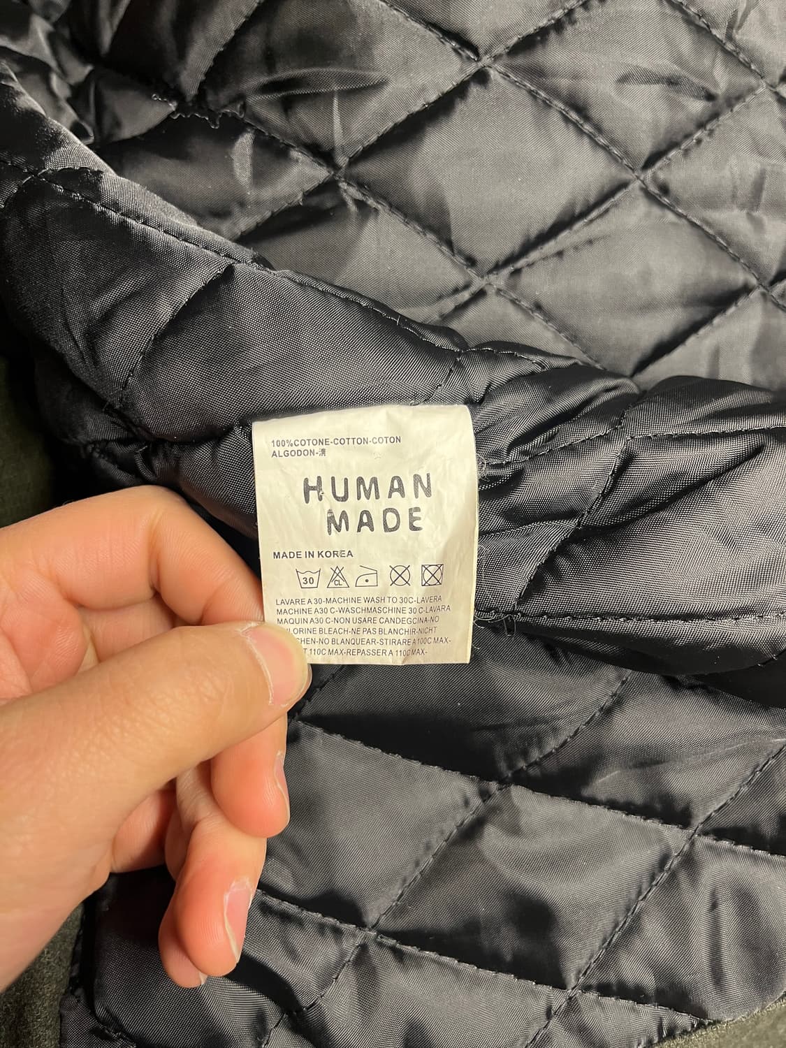 휴먼메이드 울 바디 MA-1 믹스 봄버 자켓 상품이미지5