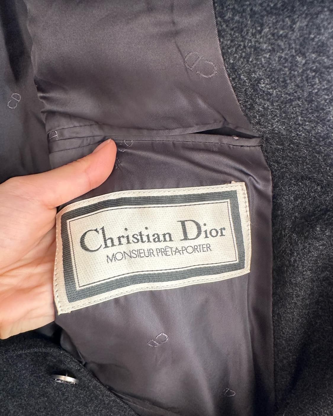 크리스찬 디올 차콜 2b 울 블레이저 자켓 상품이미지9