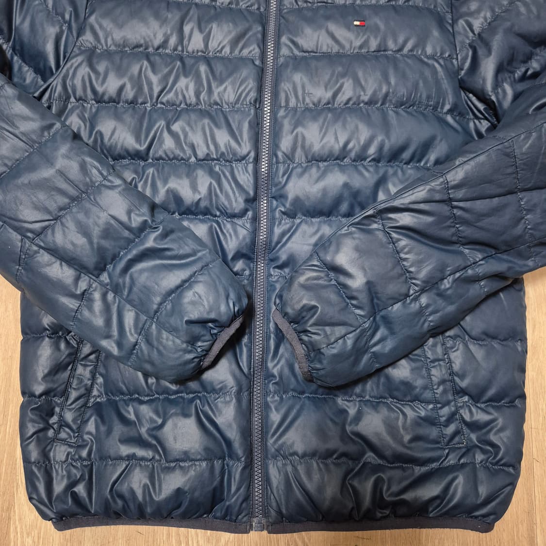 타미힐피거 남성 리버시블 경량패딩 덕다운자켓 상품이미지7