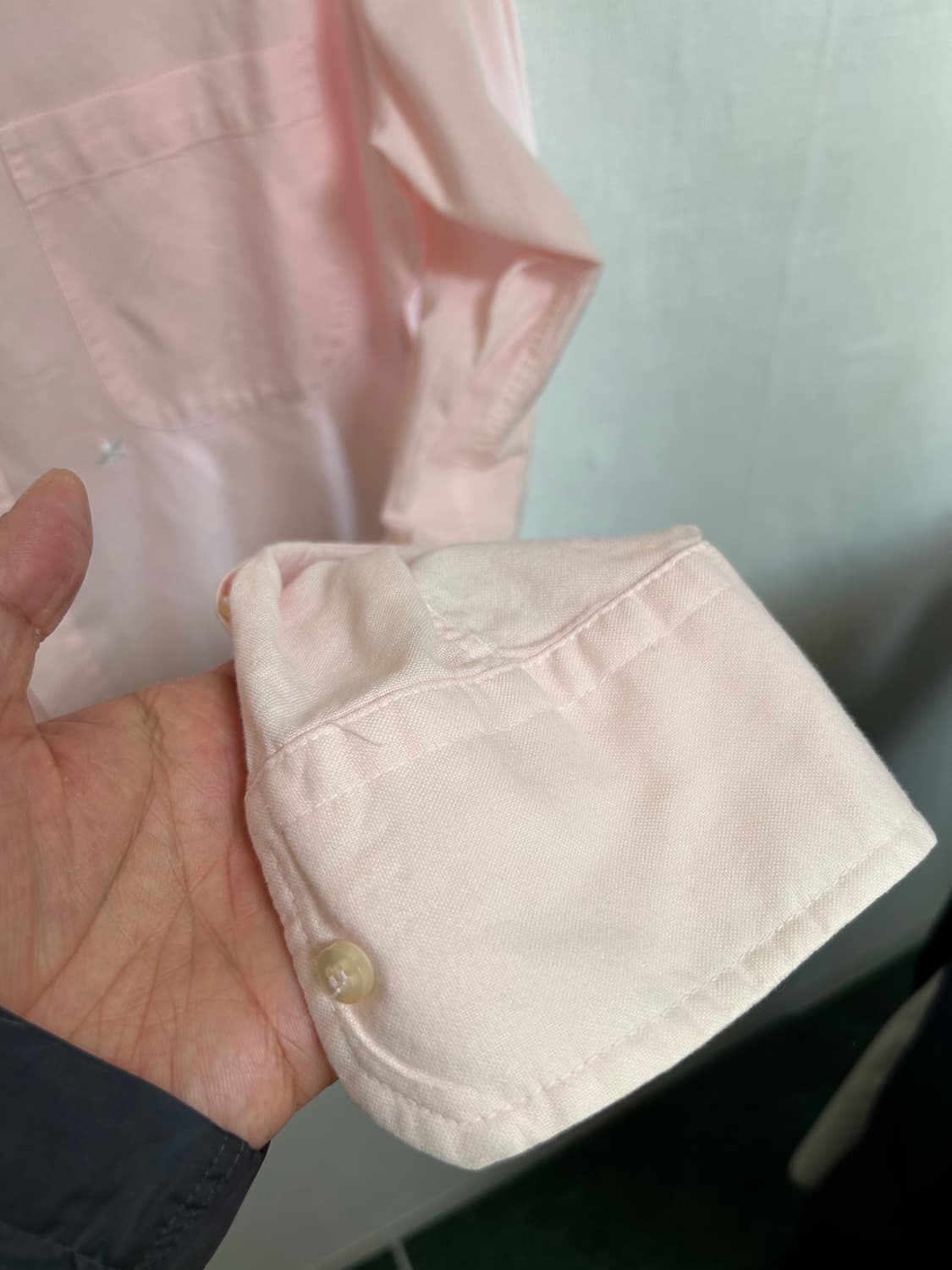 디에디터 THE EDITOR 핑크 별 패턴 셔츠 100사이즈 상품이미지4