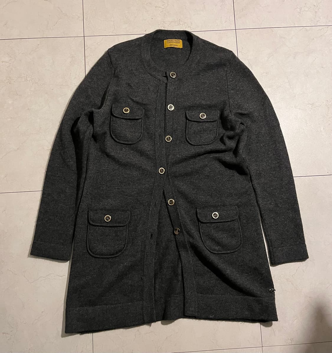 Made in england 캐시미어 헤리티지 가디건 코트 M 상품이미지2