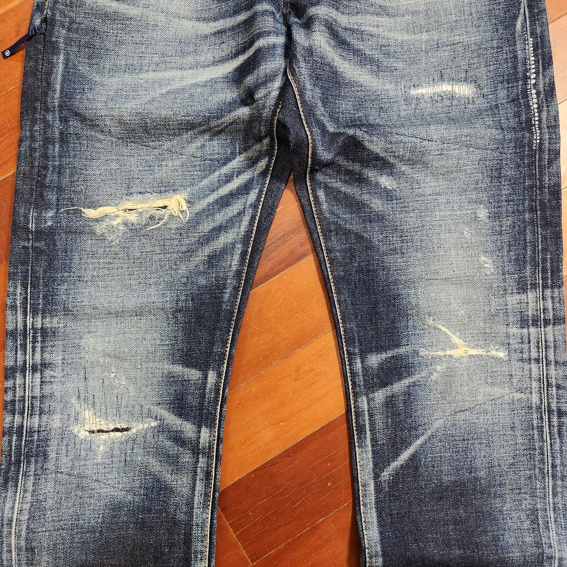 데님 바이 뱅퀴시 프라그먼트 데미지  데님 상품이미지3