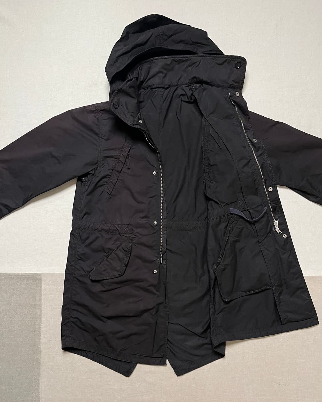 Y’s x Aspesi 피쉬테일 파카 요지야마모토 모즈코트 m-51 상품이미지3